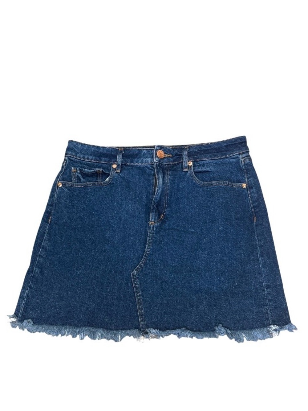 LOFT‎ Denim Mini Skirt Size 6
Medium Wash Raw Hem Stretch
Casual Jean Skirt